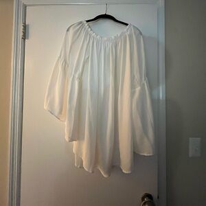 Elegant sheer White Women's Top
